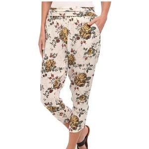 Free People Floral Harem Pants in Antique Combo